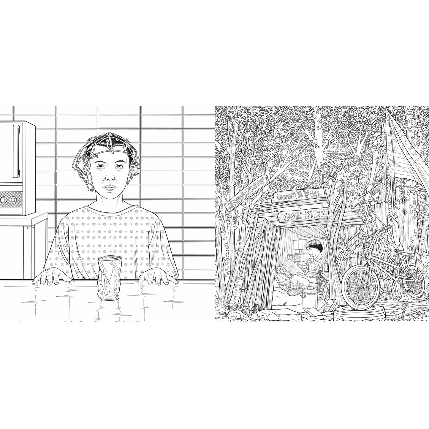 Stranger Things: The Unofficial Colouring Book