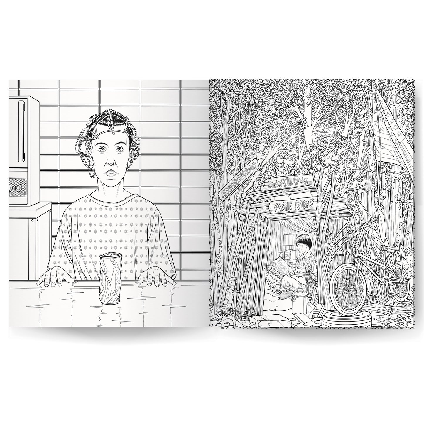 Stranger Things: The Unofficial Colouring Book Parragon