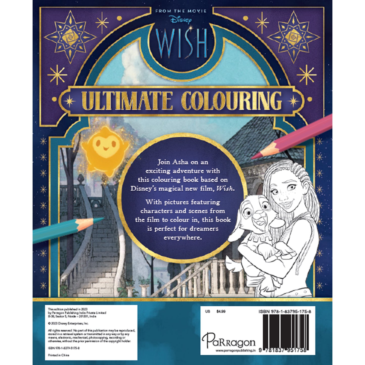 Disney Wish Ultimate colouring Book | Disney New Movie Wish | Coloring books