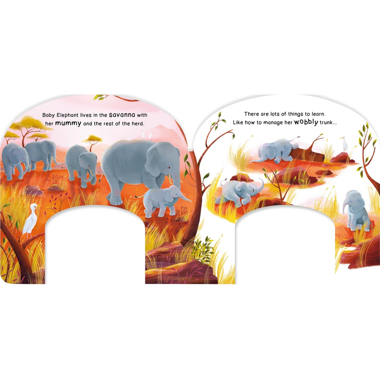 Baby Elephant's Big Day | Books with toy | Board books for kids