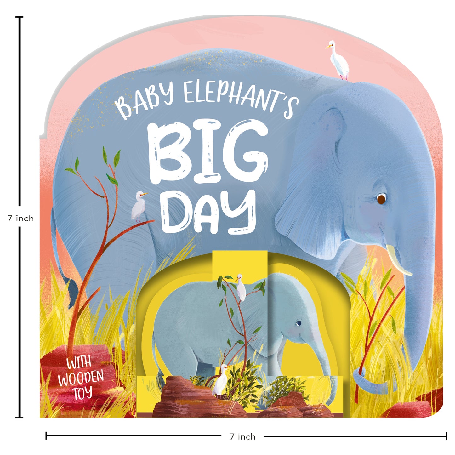 Baby Elephant's Big Day | Books with toy | Board books for kids