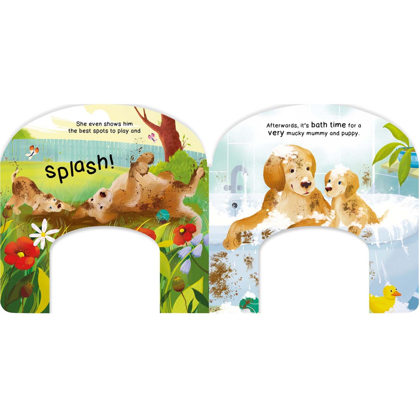 Puppy's Big Day | Books with toy | Board books for kids