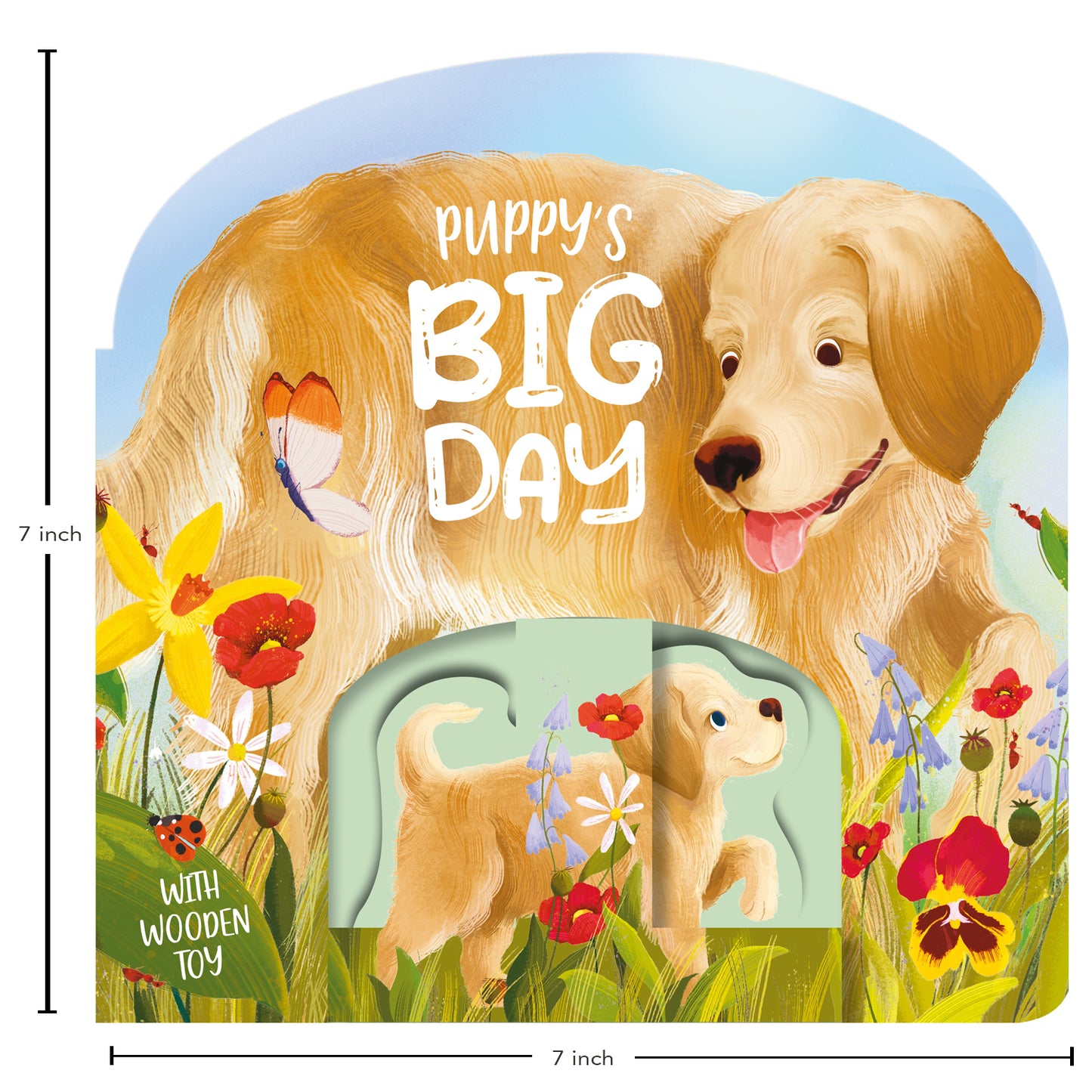 Puppy's Big Day | Books with toy | Board books for kids