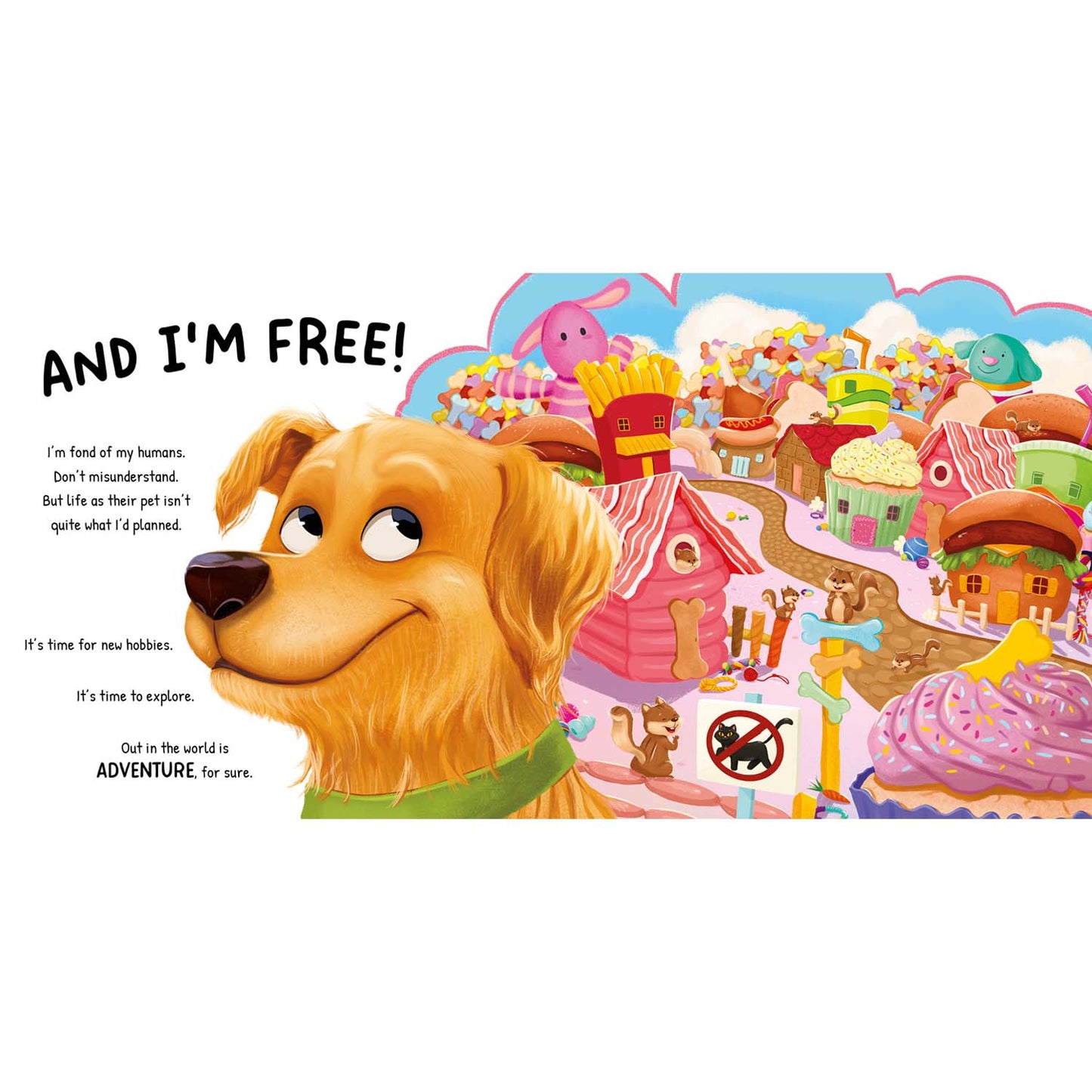 Dog's Day Off | Cased Storybooks for Kids | Board books for children