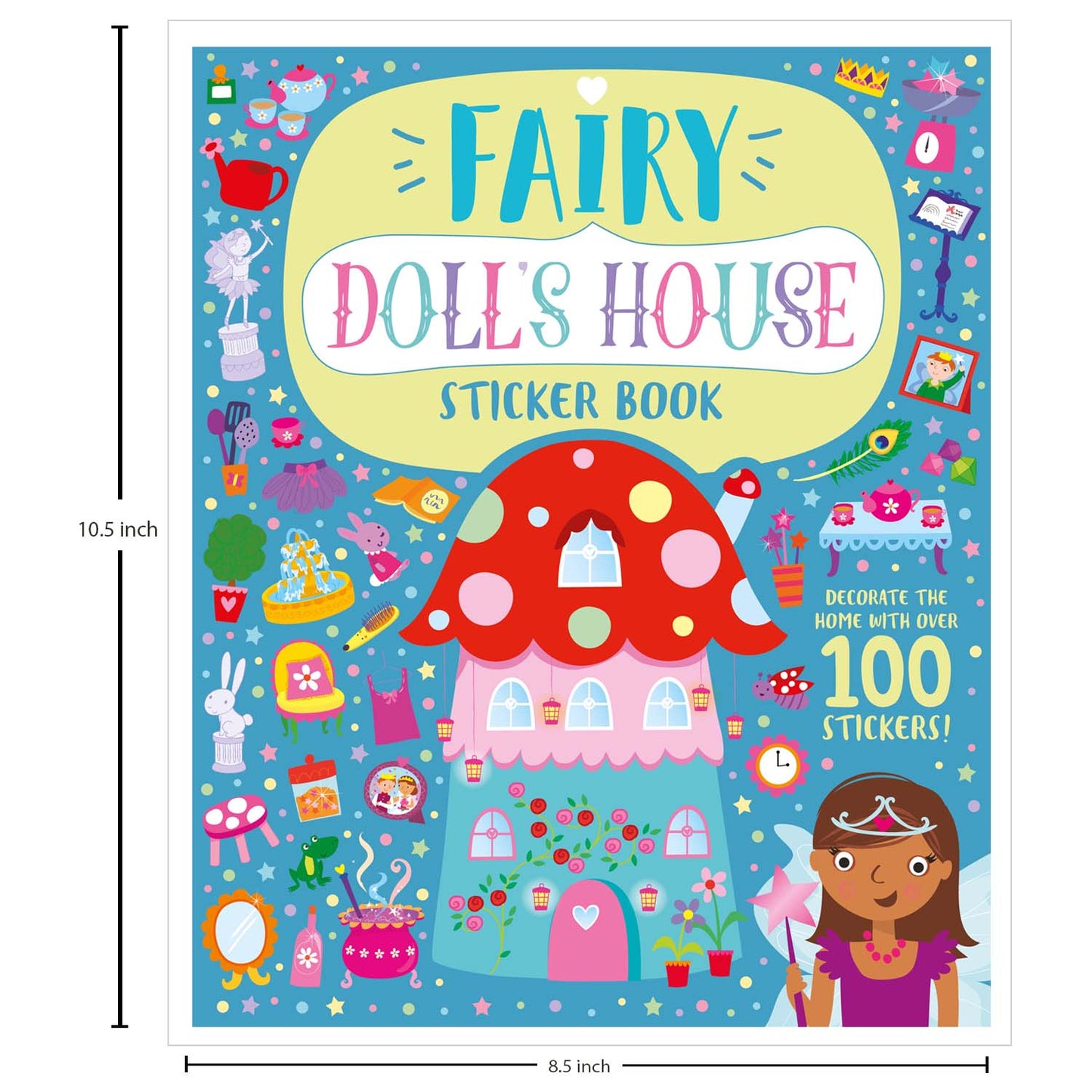 Doll’s House: Fairy Doll’s House Sticker Book | Enchanting Sticker & Activity Book for Kids | Create & Decorate a Magical Fairy-Themed Dollhouse| For Age 4-6|