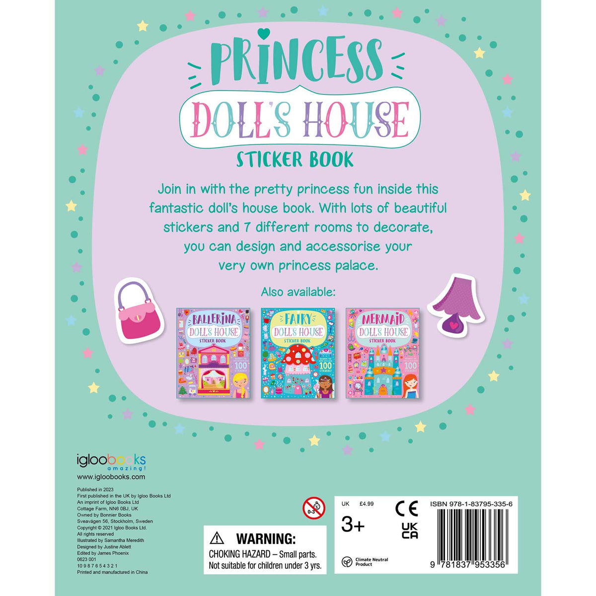 Doll™s House: Princess Doll™s House Sticker Book | Royal Sticker & Activity Book for Kids