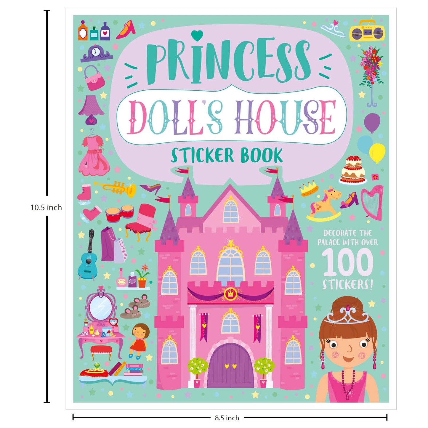 Doll’s House: Princess Doll’s House Sticker Book | Royal Sticker & Activity Book for Kids | Create & Decorate a Magical Princess-Themed Dollhouse| For Age 4-6|