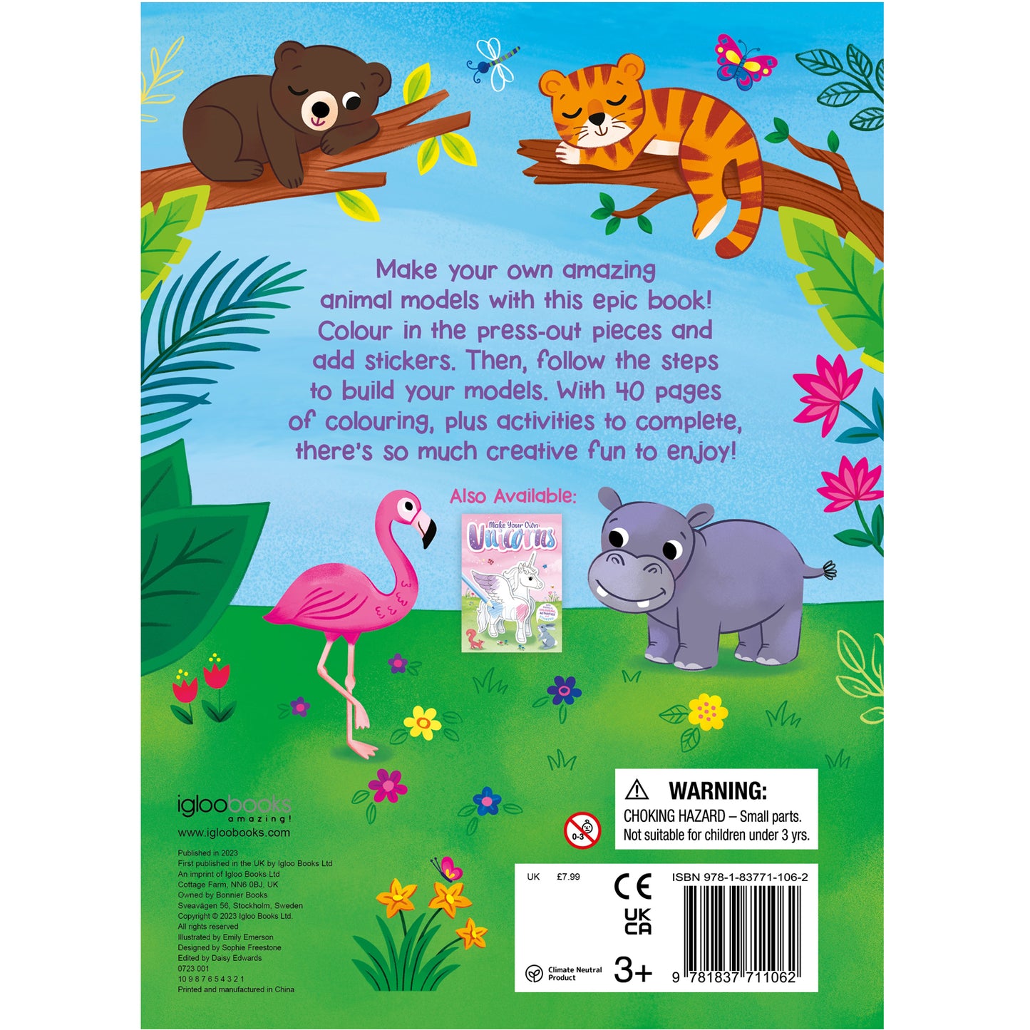 Make Your Own Animals with Models, Colouring, Activities and Stickers Book Parragon