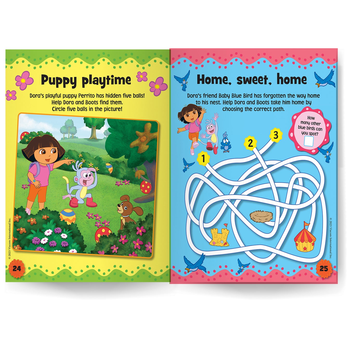 Dora the Explorer Colouring, Stickers & Activities Nickelodeon