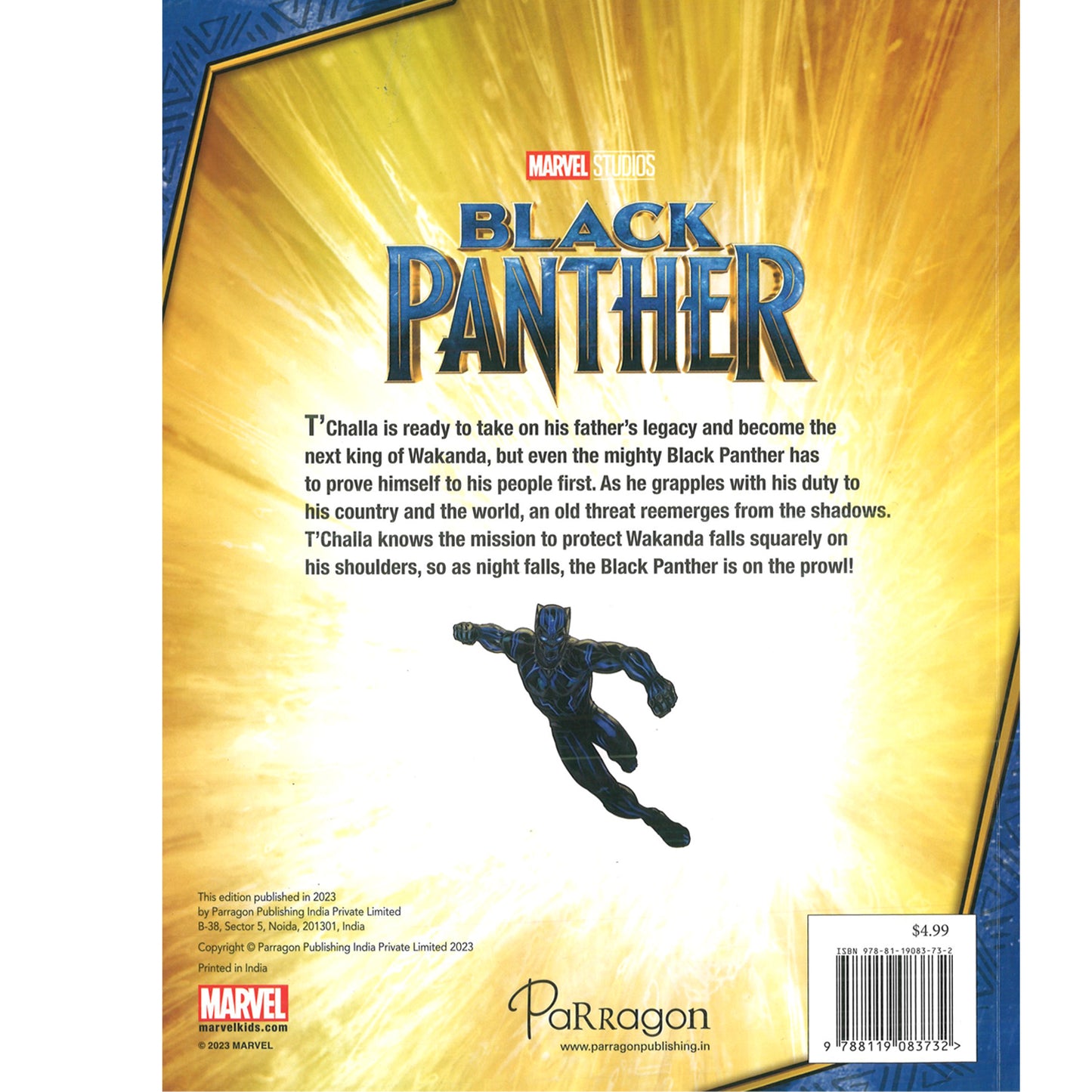 Black Panther On the Prowl | Marvel Children's Books | Movie Storybook | Black Panther books | Superhero storybooks | Storybooks for children Parragon
