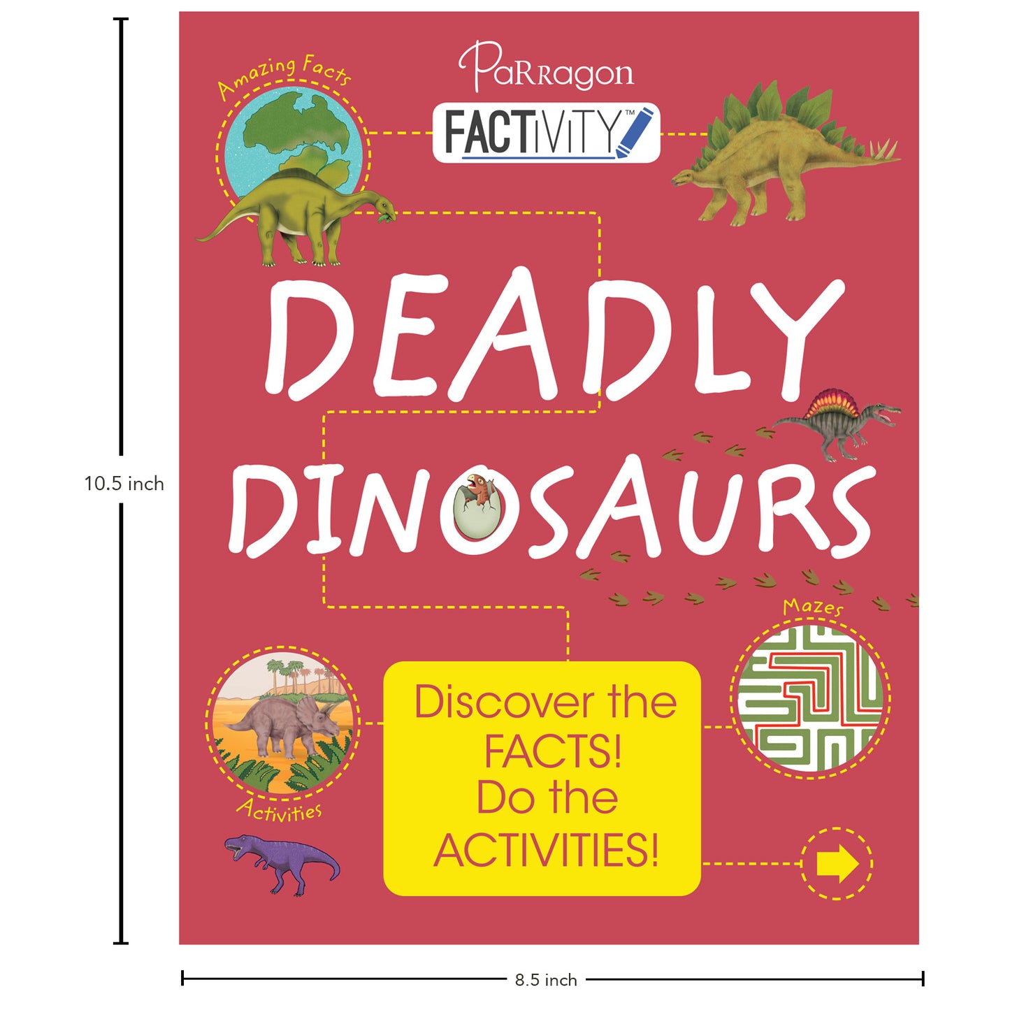 Factivity: Deadly Dinosaurs (Discover the Facts, Do the Activity) | Reference book | Nonfiction & Activity for Ages 8+