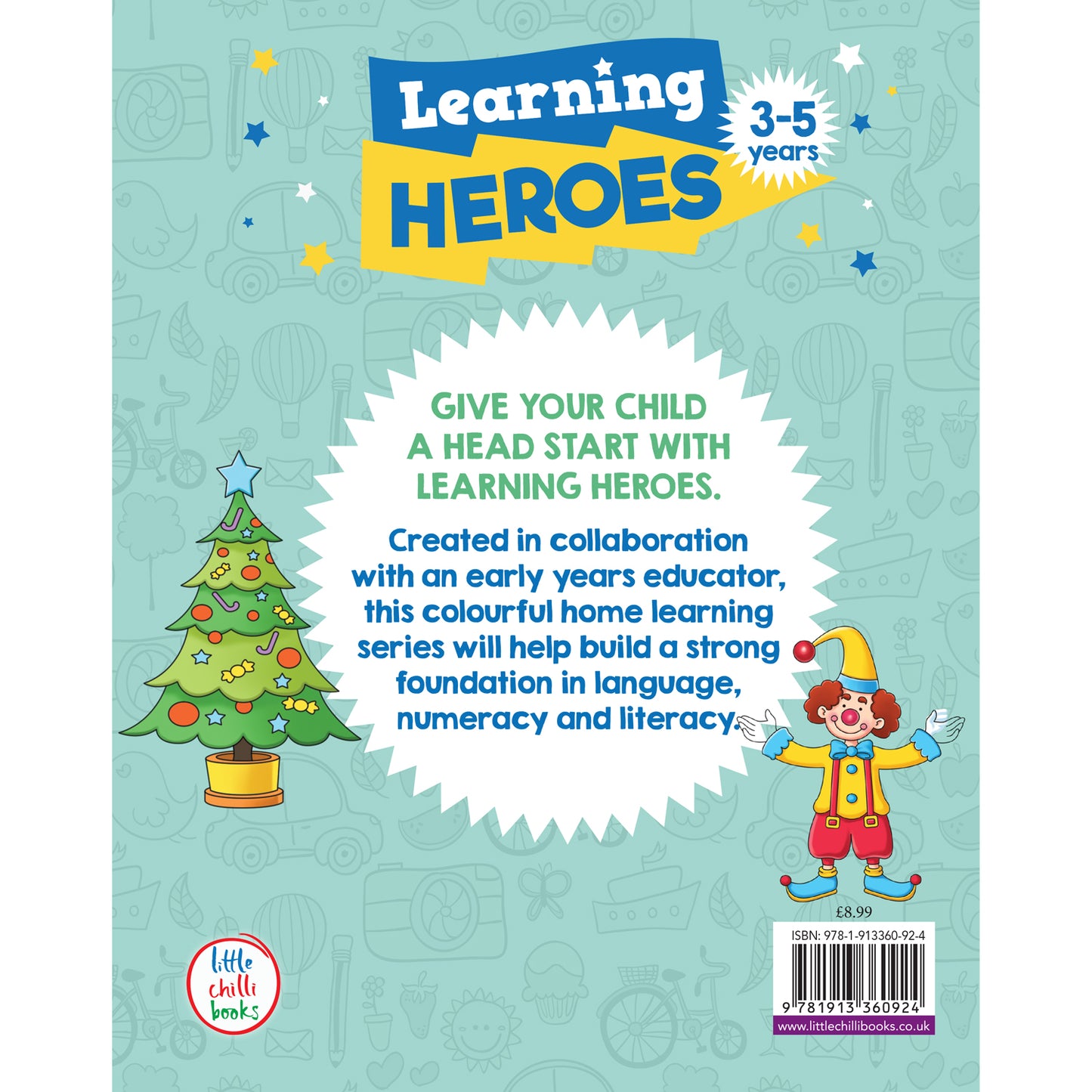 Learning Heroes Learn to Write | Early Learning | Preschool Skills | Educational Activities | Alphabet | Numbers | Shapes | Colours | Fine Motor Skills | Ages 3–5 | Activity Book