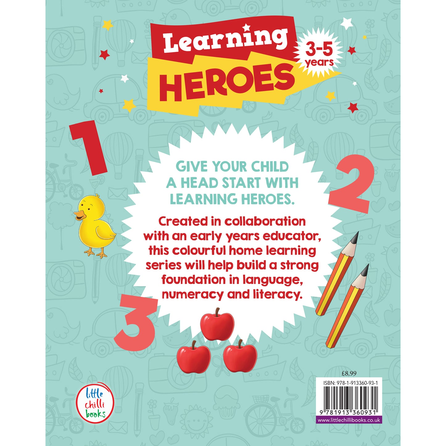 Learning Heroes Maths | Early Learning | Preschool Skills | Educational Activities | Alphabet | Numbers | Shapes | Colours | Fine Motor Skills | Ages 3–5 | Activity Book