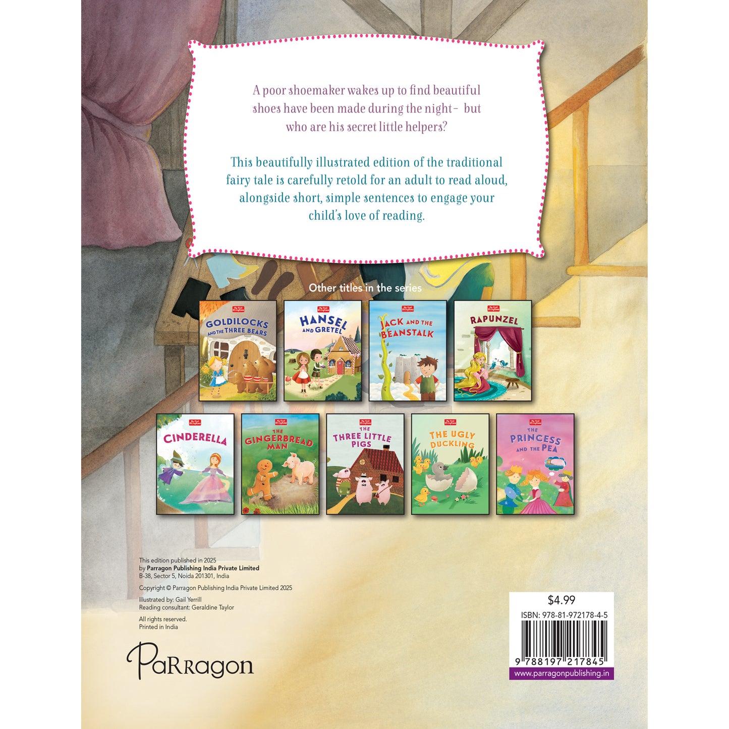 My First Storytime: The Elves and the Shoemaker | Classic Story | Bedtime Book | Read-Aloud | Moral Stories | Early Reading | Picture Book | Illustrated Storybook