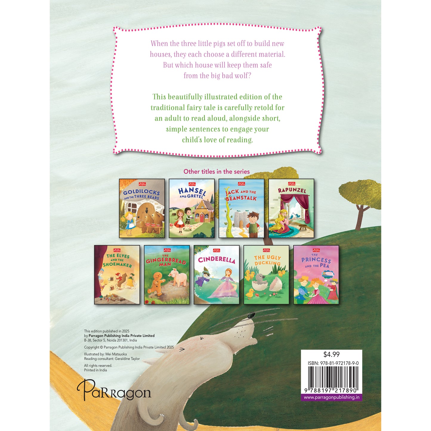My First Storytime: The Three Little Pigs| Classic Story | Bedtime Book | Read-Aloud | Moral Stories | Early Reading | Picture Book | Illustrated Storybook