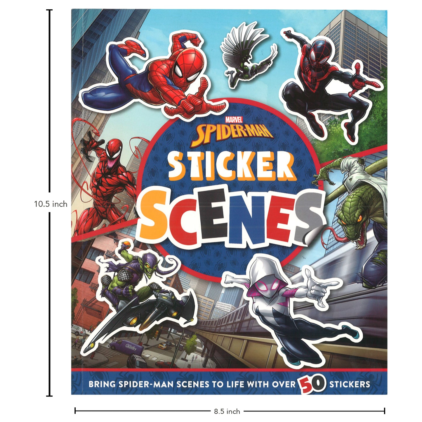 Marvel Sticker Hulk and Spider-Man Pack of 2 Books | Marvel Hulk | Spider-Man | Stickers and Activities for Kids