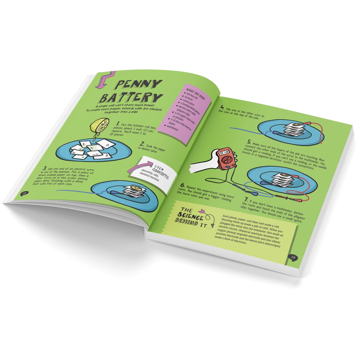 STEM Masters: Science Activities | Reference Book for Kids | Encylopedia for Ages 7+