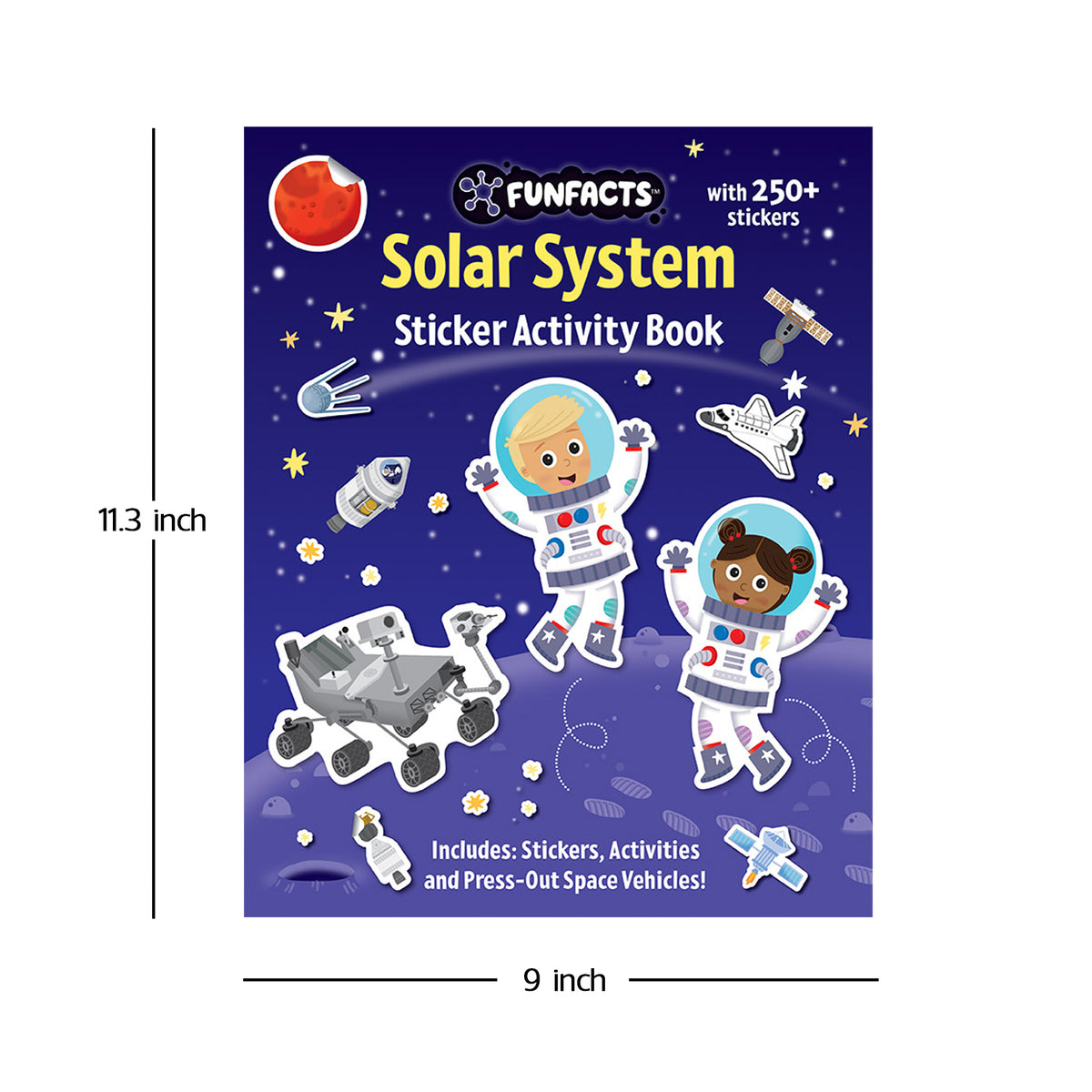 FunFacts - Sticker Activity Book - Solar System | Sticker Activity Book | Educational Activity Book