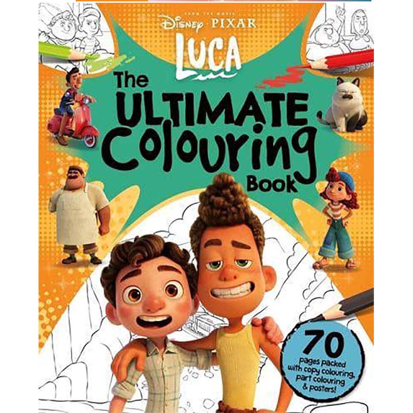 Disney Pixar Luca: The Ultimate Colouring Book