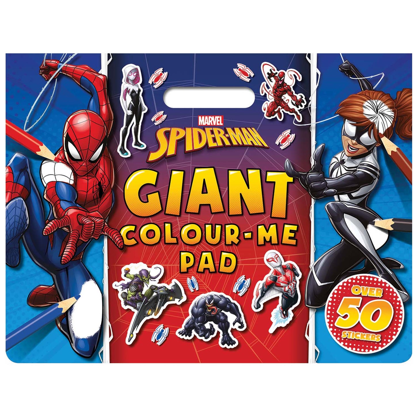 Marvel Spider-Man: Giant Colour Me Pad