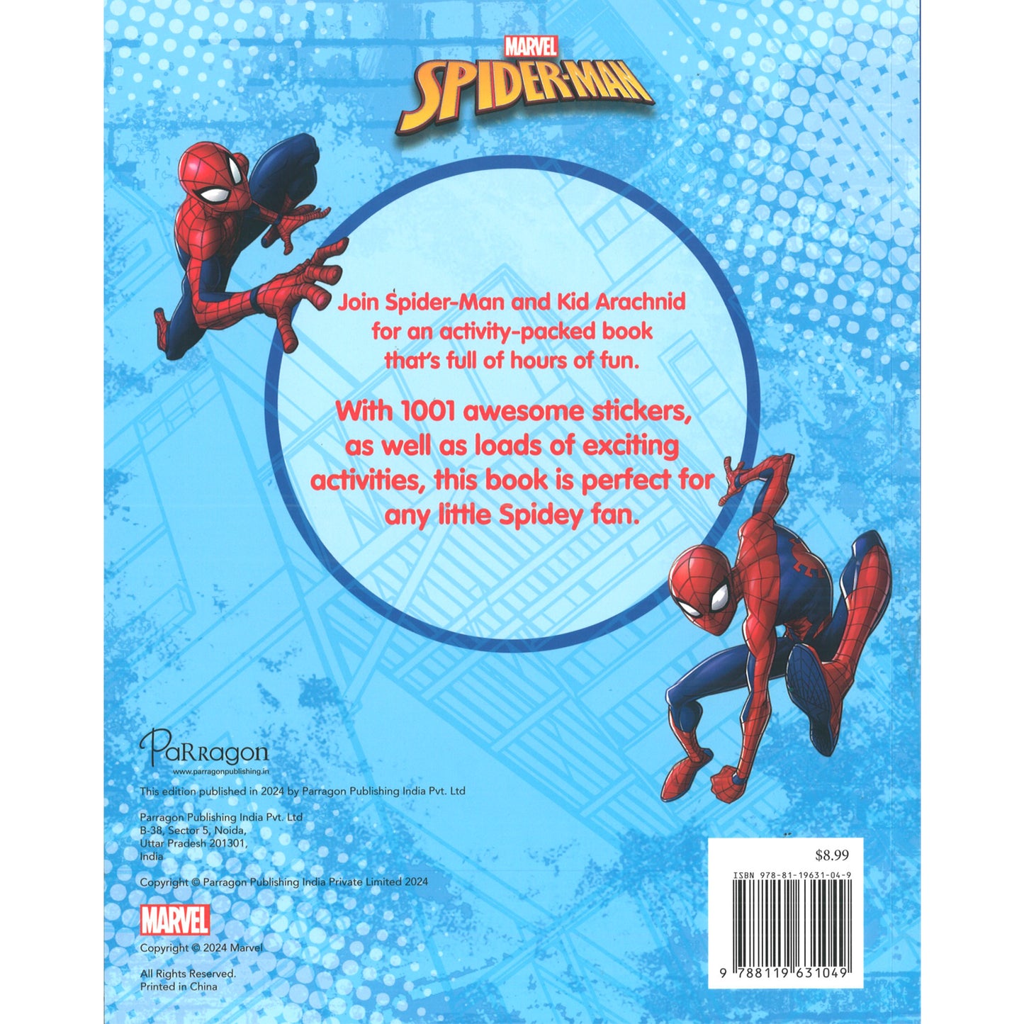 Marvel Spider-Man 1001 Stickers Book | Many Activities with Marvel Stickers for Kids