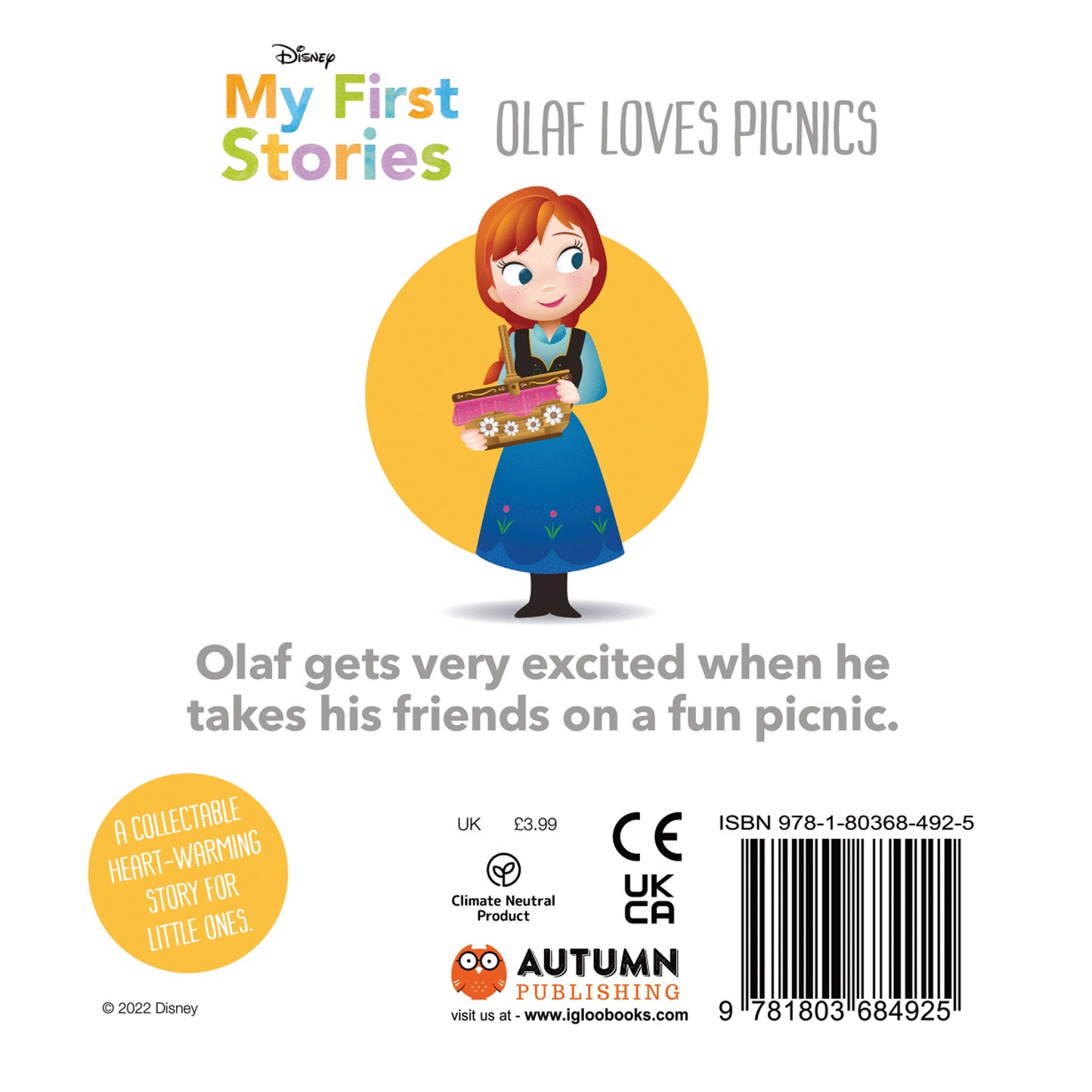 Disney My First Stories: Olaf Loves Picnics
