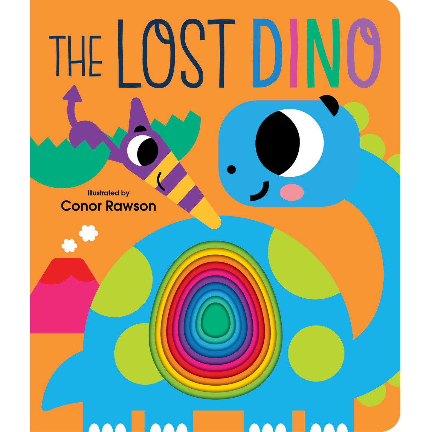 Graduating Board Book – Lost Dino | Children's books about Dinosaur | Early learning books | Board books | Die cut board books