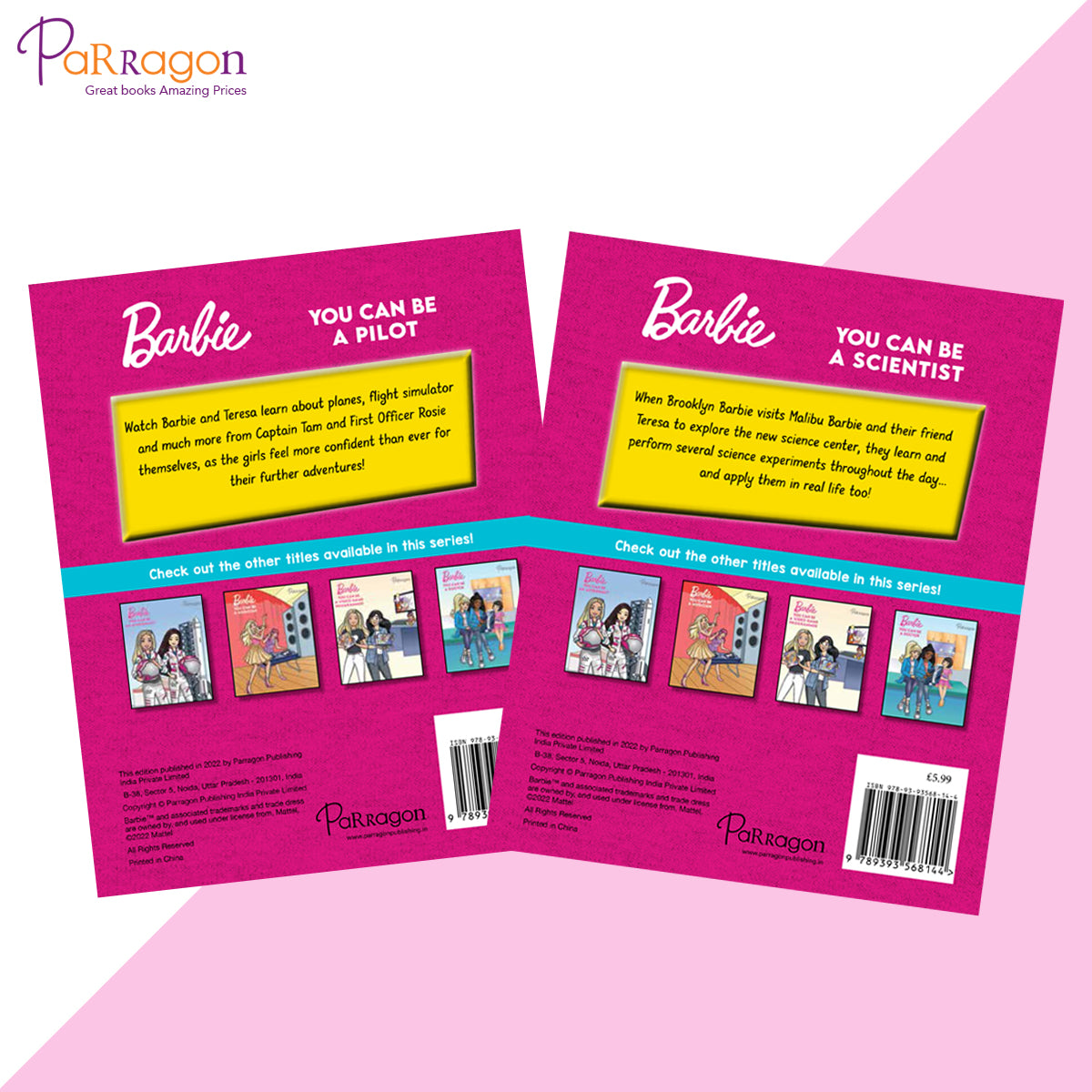 Barbie You Can be STEM Careers of (Set of 2 Books)