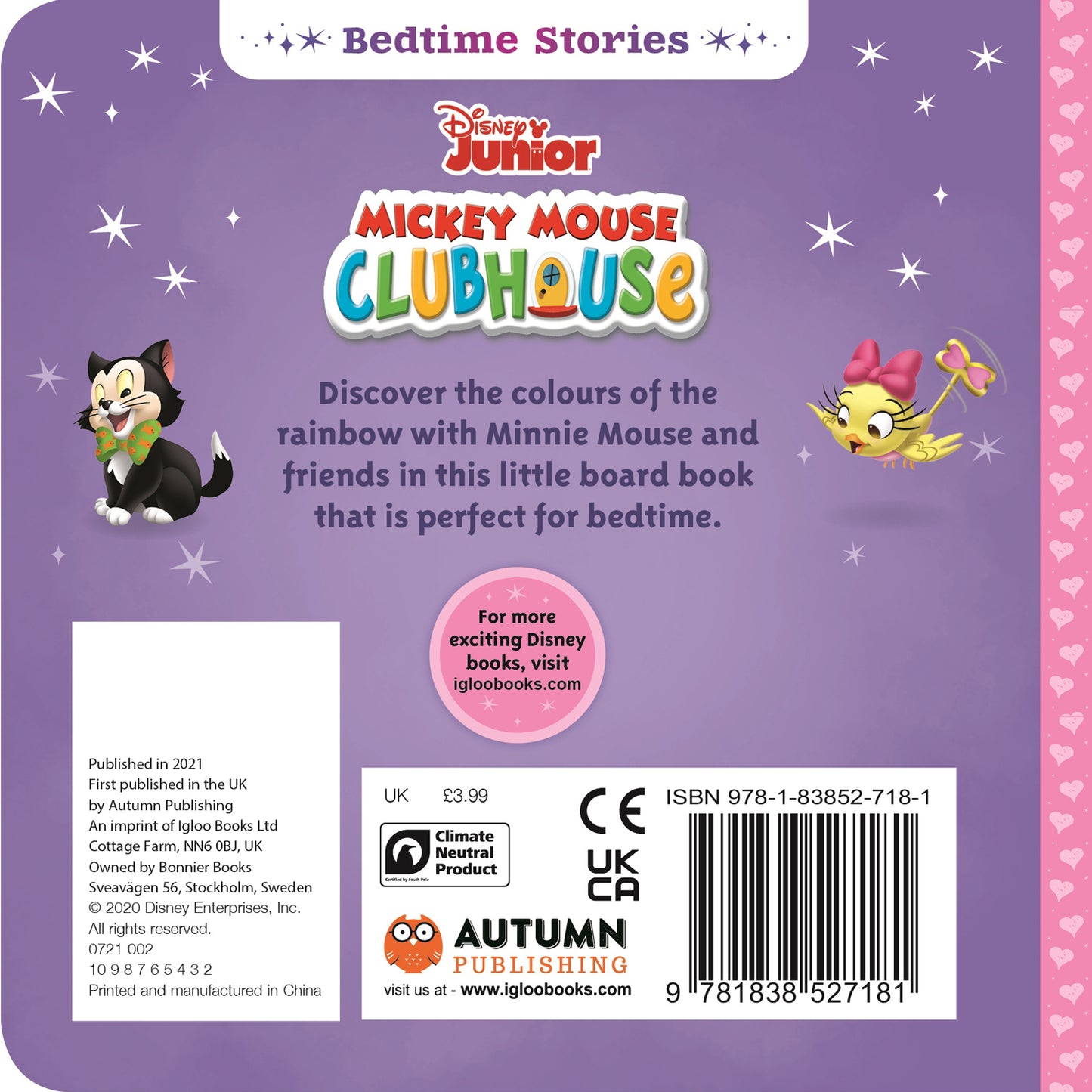 Disney Junior Minnie | Board Books | Minnie Mouse | Bedtime Storybooks for children
