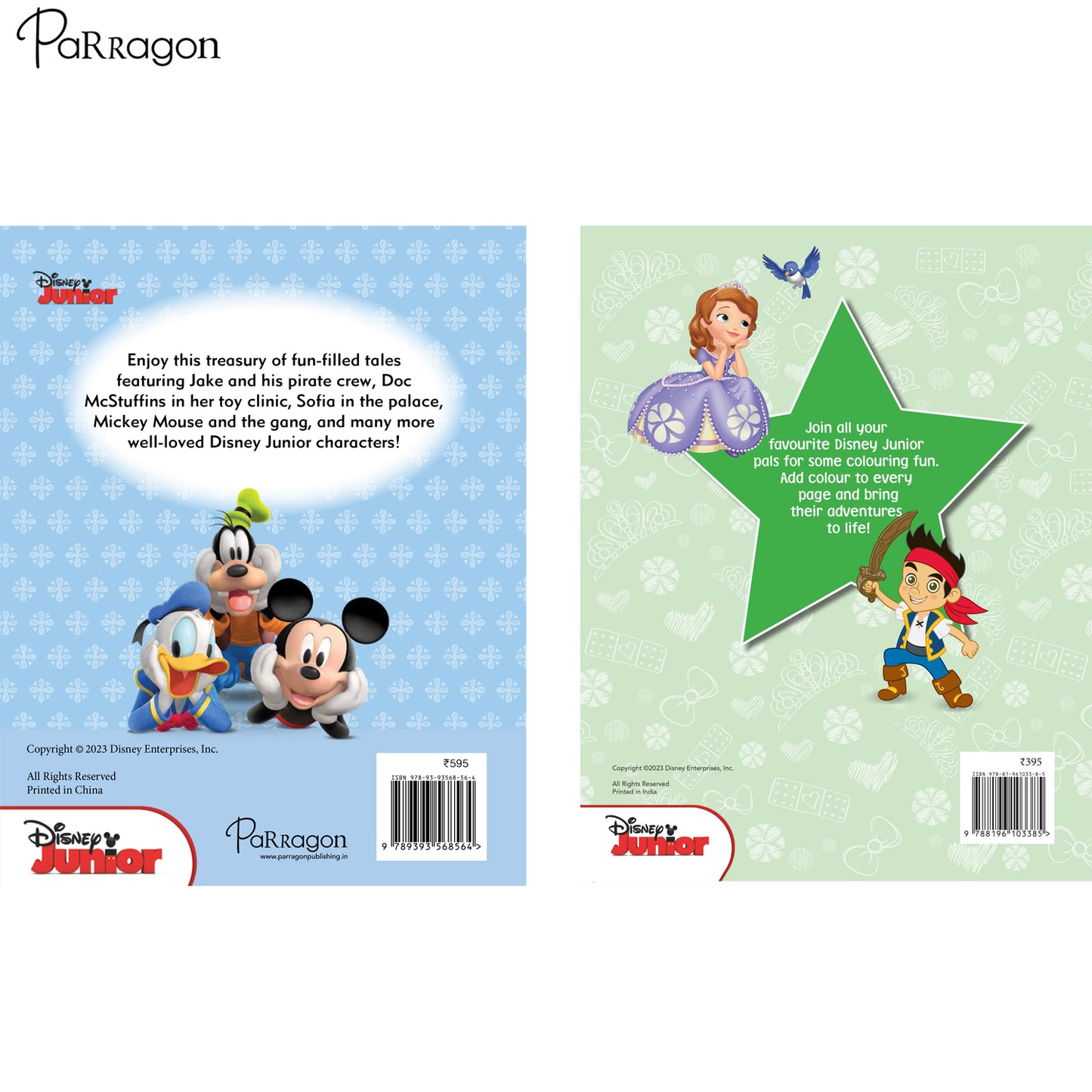 Disney Junior Story and Colouring Bundle (Set of 2 Books)