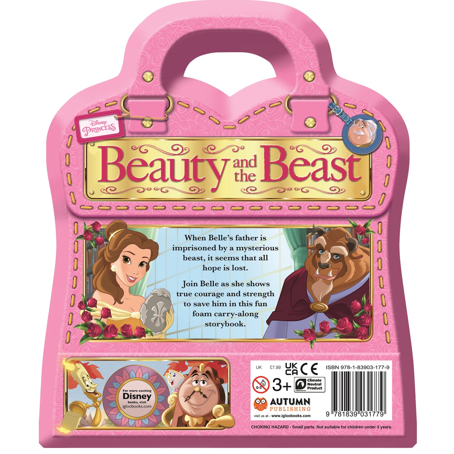 Disney Princess: Beauty and the Beast | Foam book | Purse book | Disney Princess Storybook