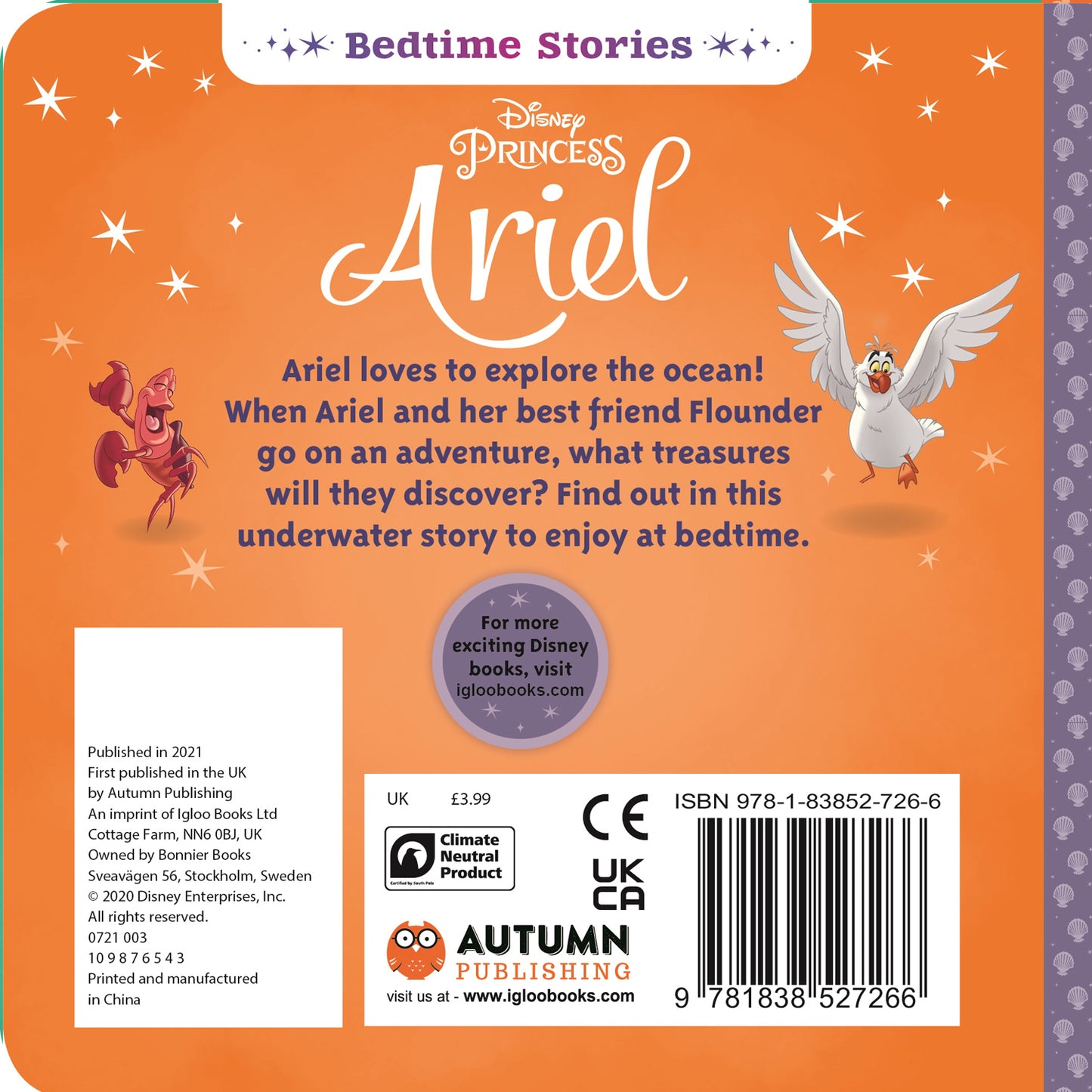 Disney Princess Ariel | Board books | Disney Princess Storybooks | The Little Mermaid | Bedtime Stories