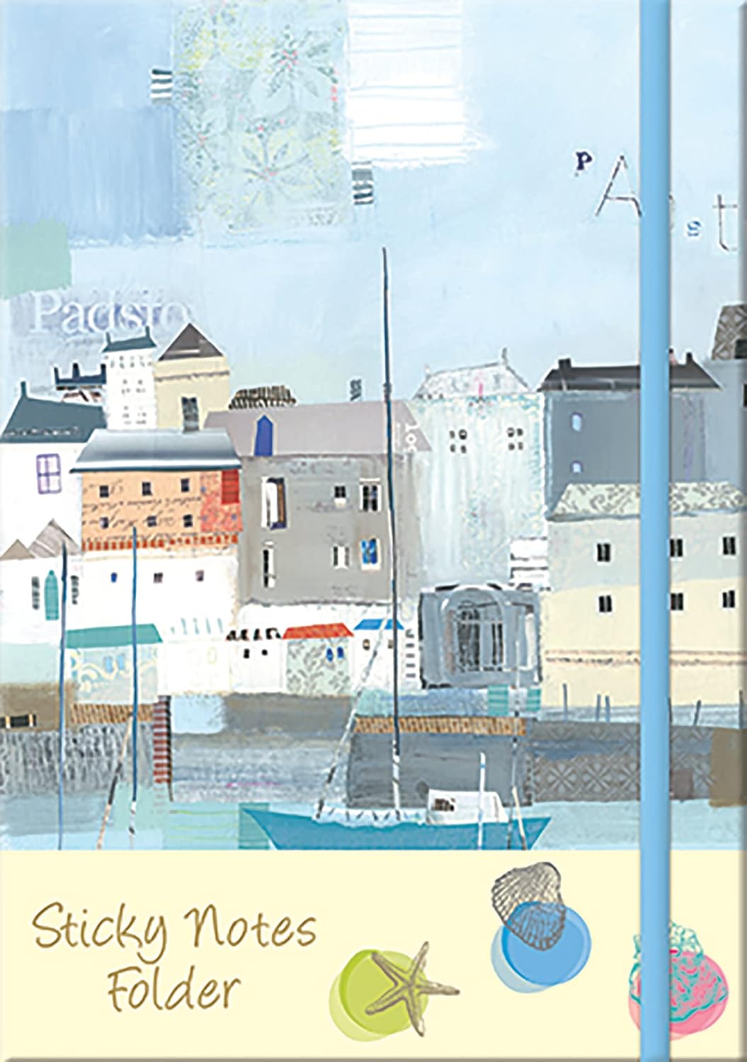 Pope Twins Illustration By the Sea Sticky Notes Folder