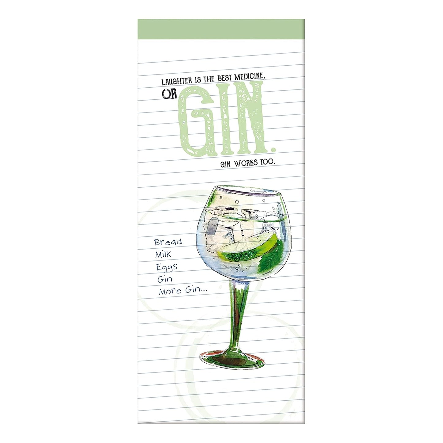 Gin Shopping List The Gifted Stationery Company