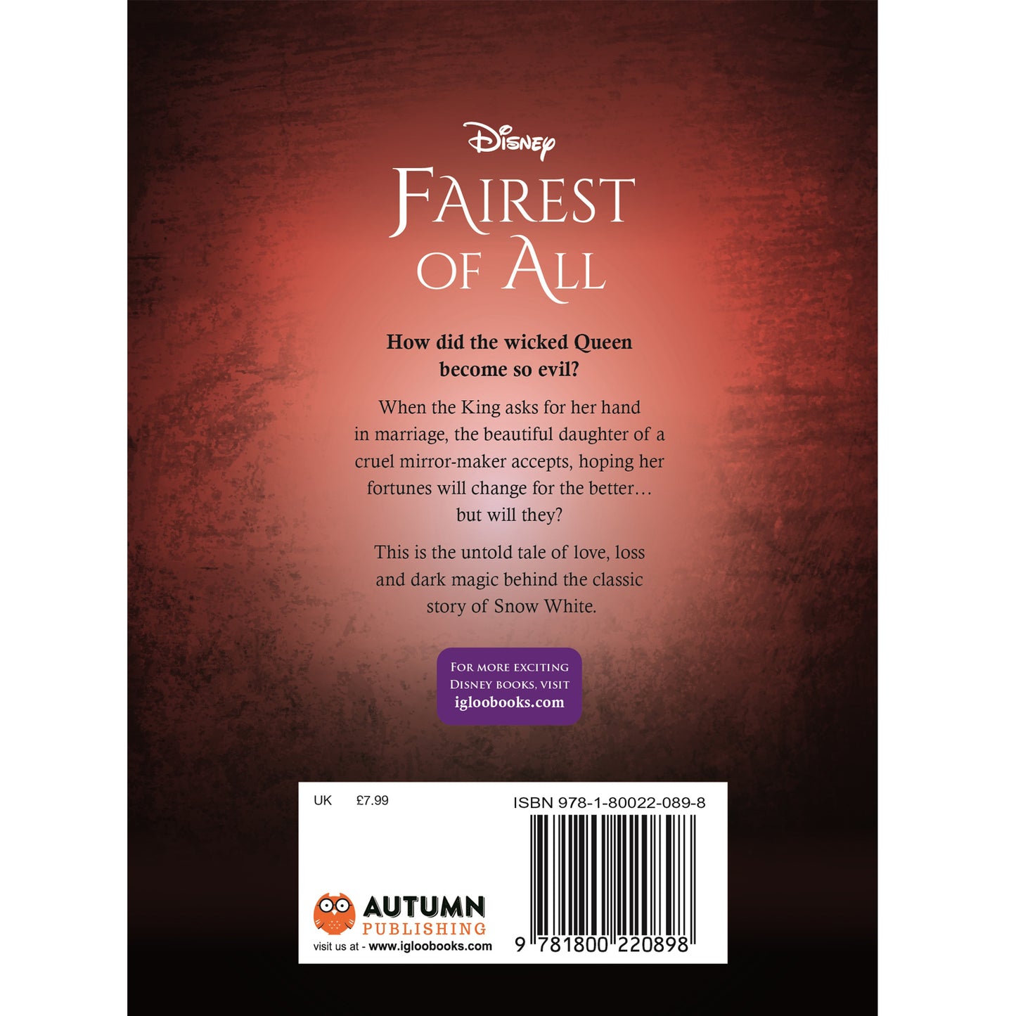 Disney Princess Snow White: Fairest of All (Villain Tales) Valentino, Serena