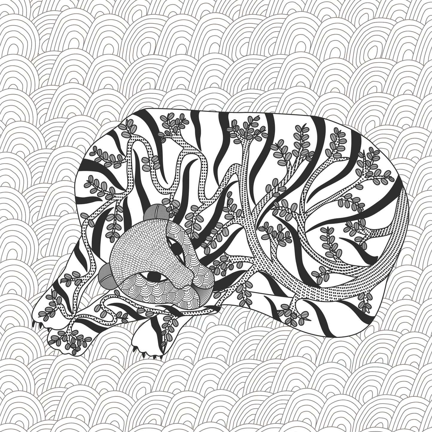 Colour Me Calm: Feathers & Fur Mindful Colouring