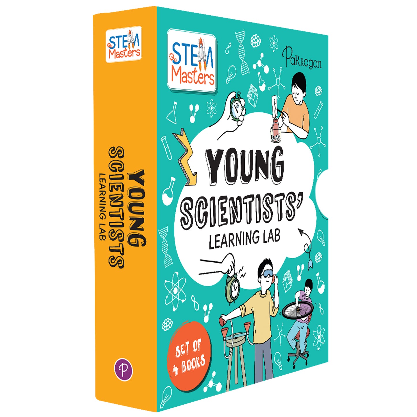 STEM Masters Box Set | Reference books for kids | Science books for children | Elements | Earth | Resources Set of 4 books