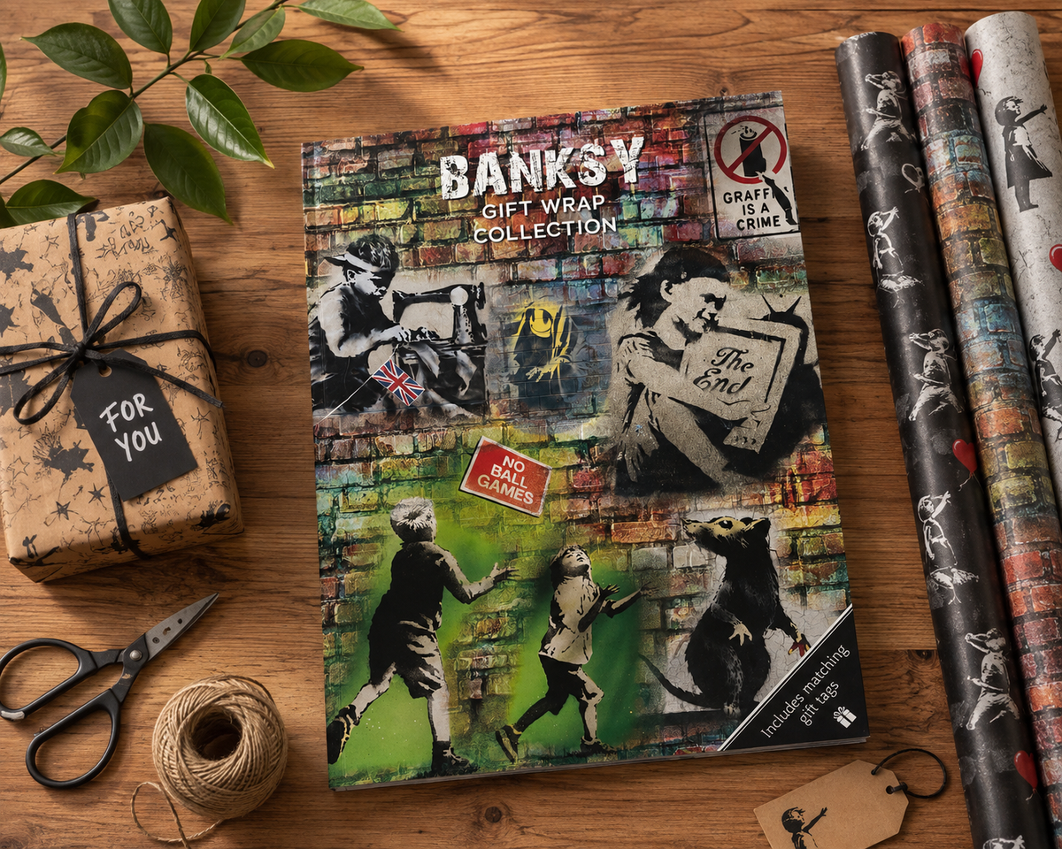 Banksy Gift Wrap Collection | Street Art Theme