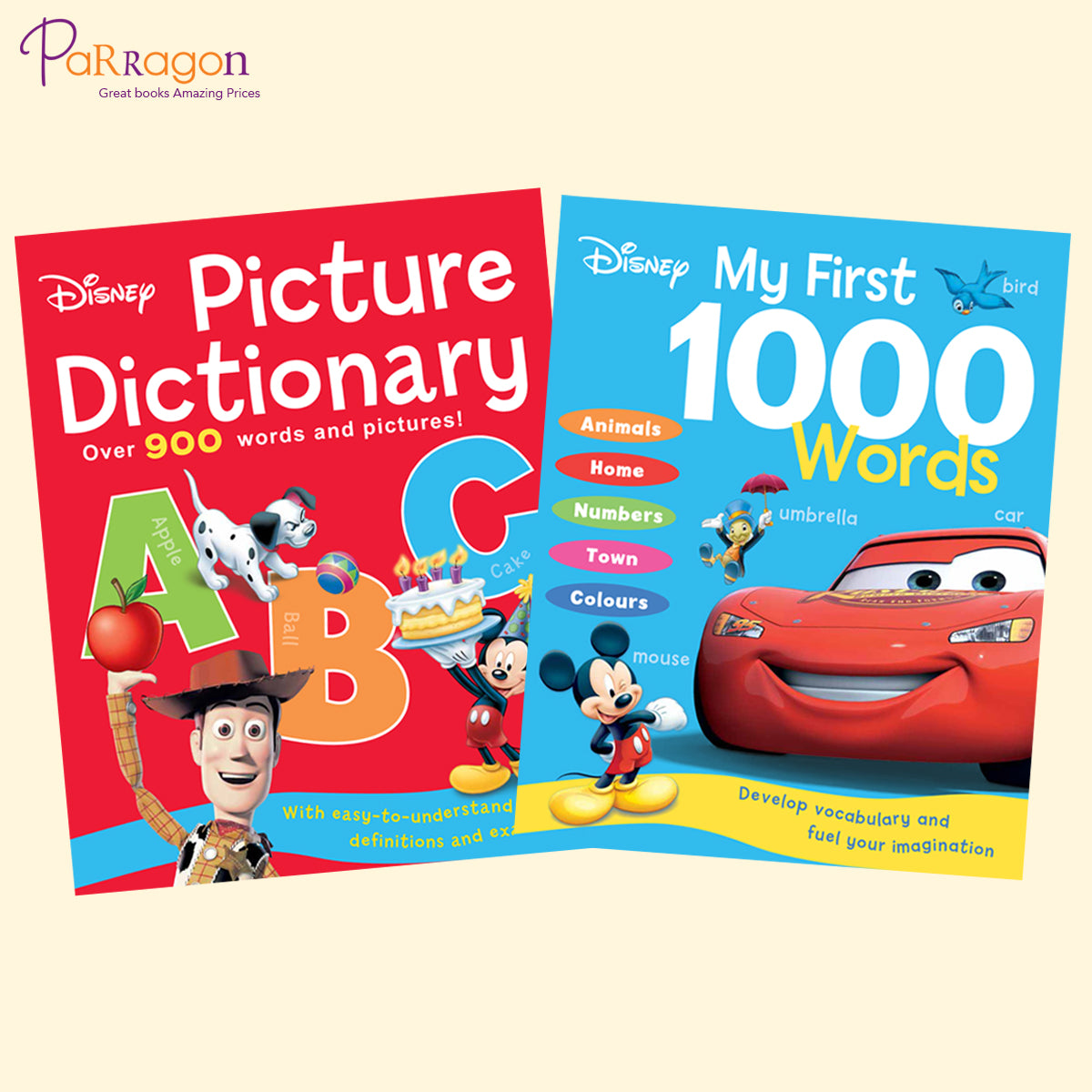 Disney Picture & Words Dictionery for Early Learners (Set of 2 Books)