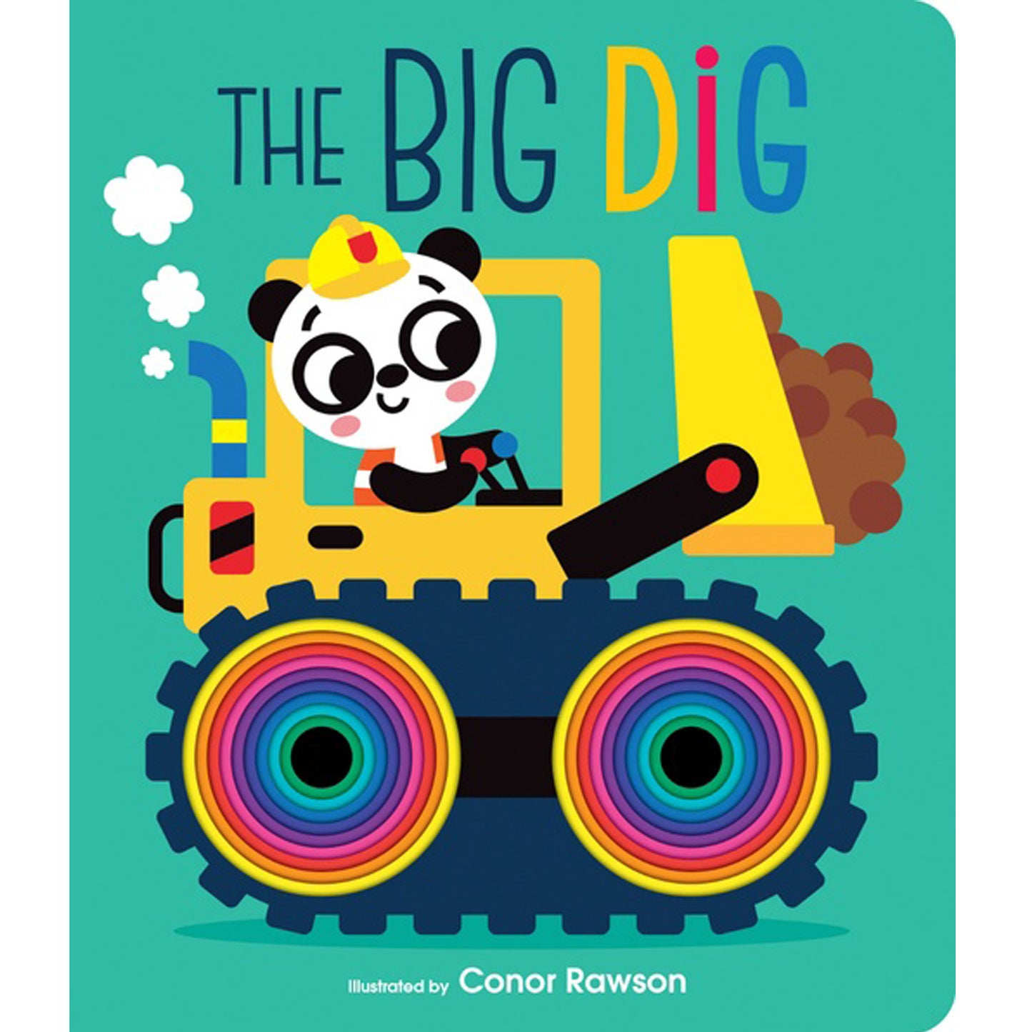Graduating Board Book – The Big Dig | Children's books about panda | Early learning books | Board books | Die cut board books