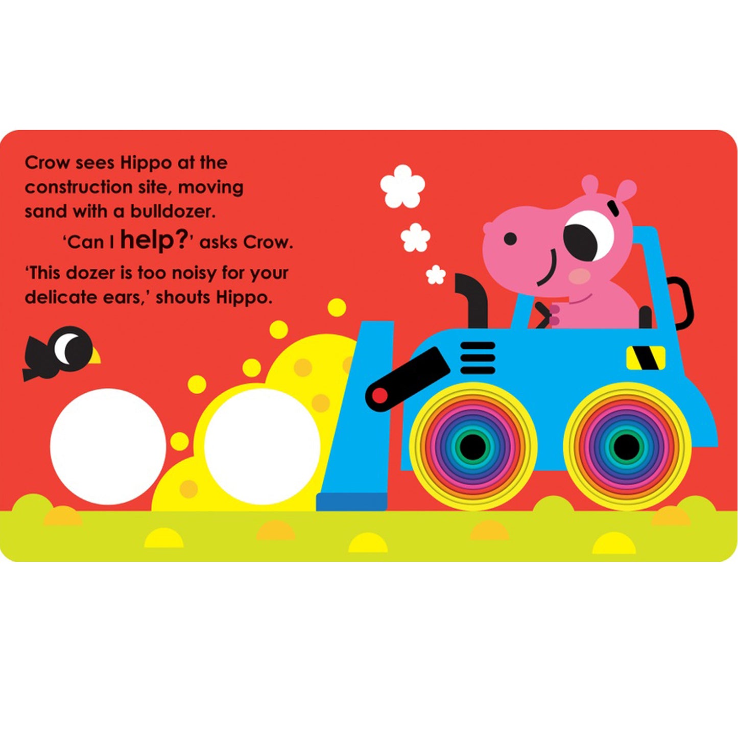 Graduating Board Book – The Big Dig | Children's books about panda | Early learning books | Board books | Die cut board books