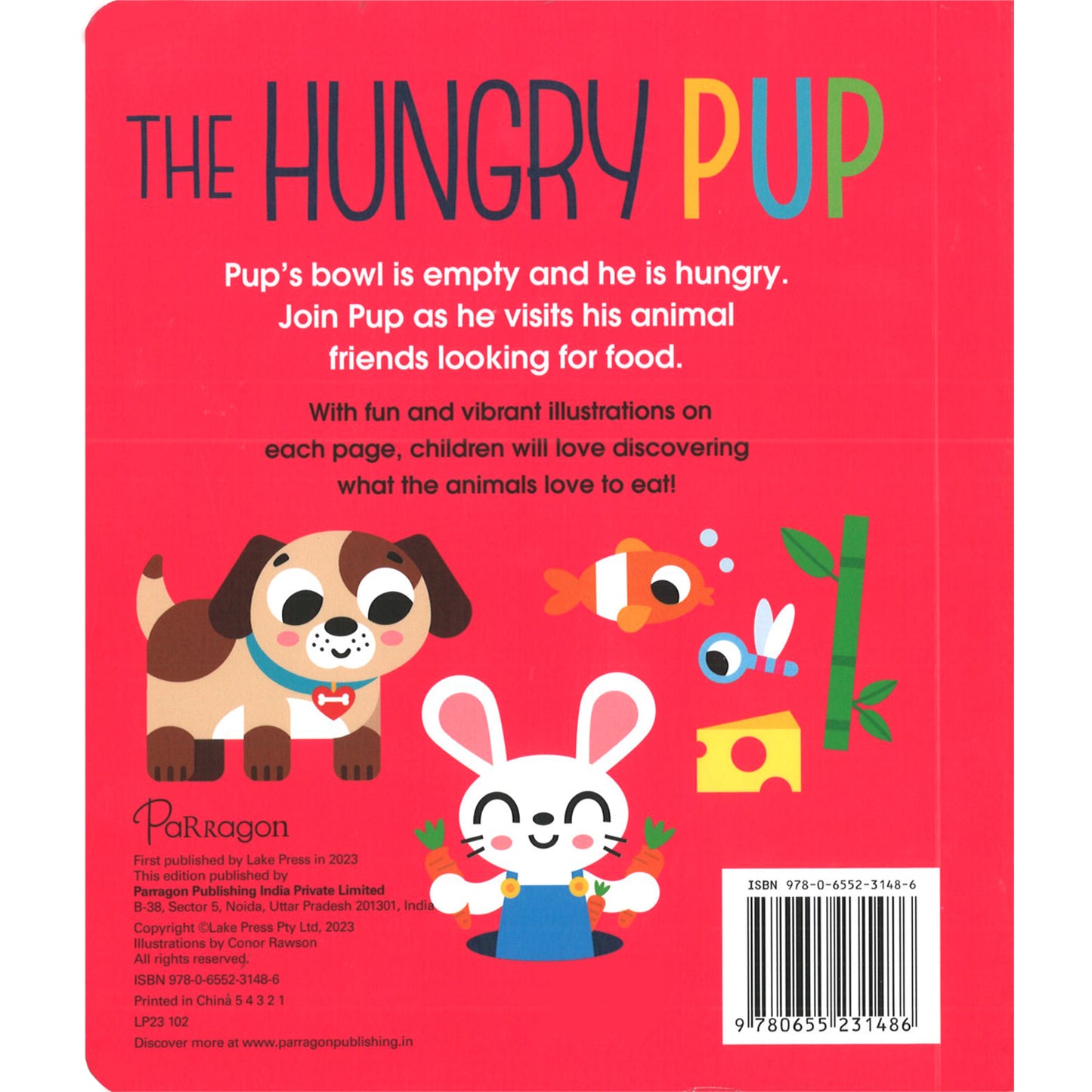 Graduating Board Book – The Hungry Pup | Children's books about digs | Early learning books | Board books | Die cut board books Parragon