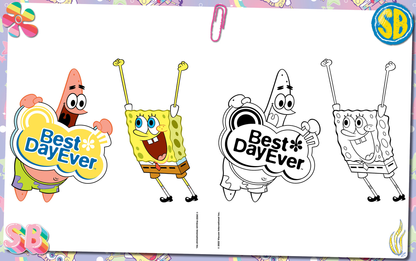 Spongebob Squarepants Copy Colour Parragon