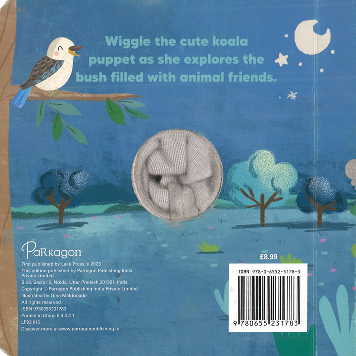 Finger Puppet Book - Cute Koala Puppet as She Explores The Bush Filled with Animal Friends