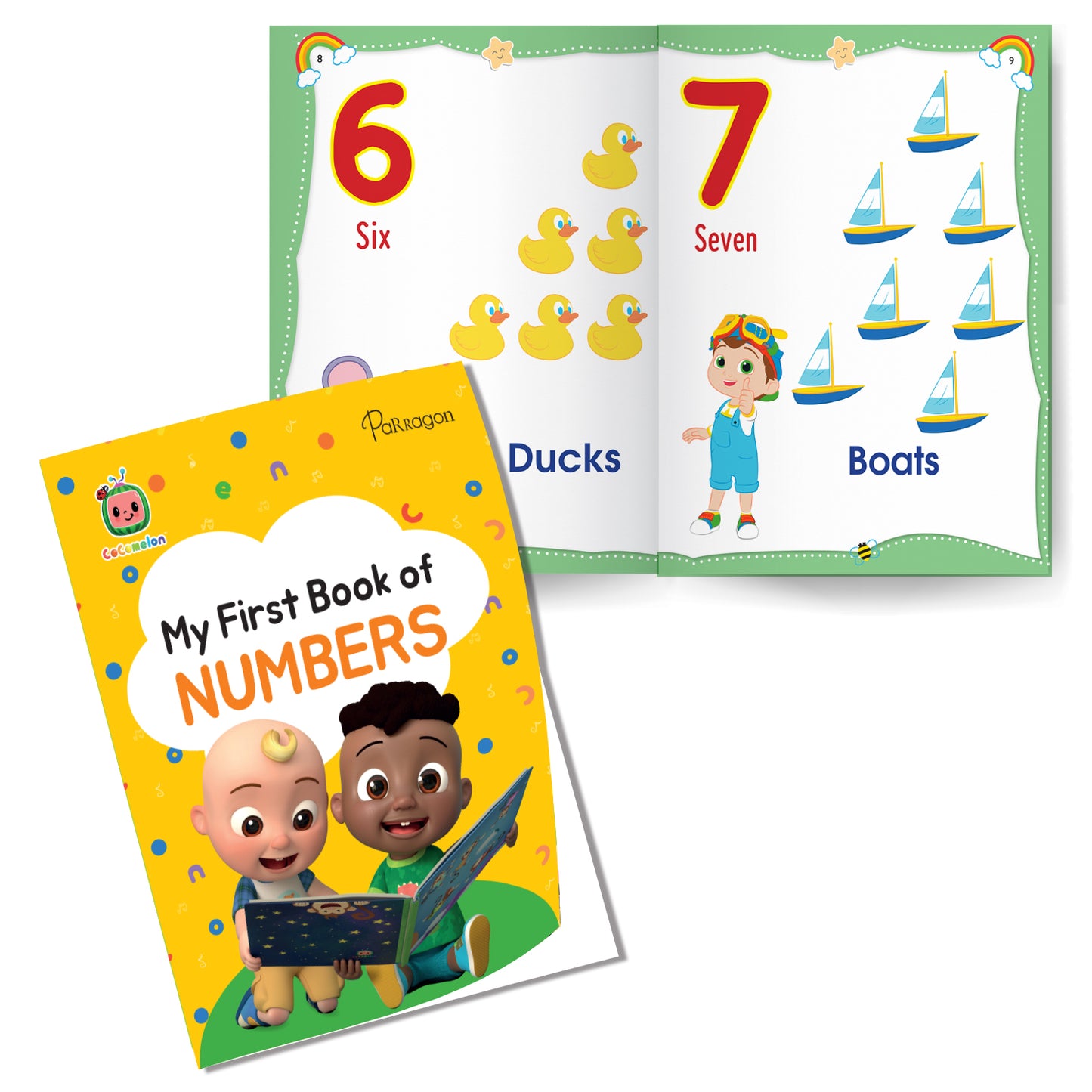 CoComelon My First Set of 3 Early Learning Books | Learn About Shapes, Alphabet & Numbers | Early Learning Books For 3 to 6 Year Old