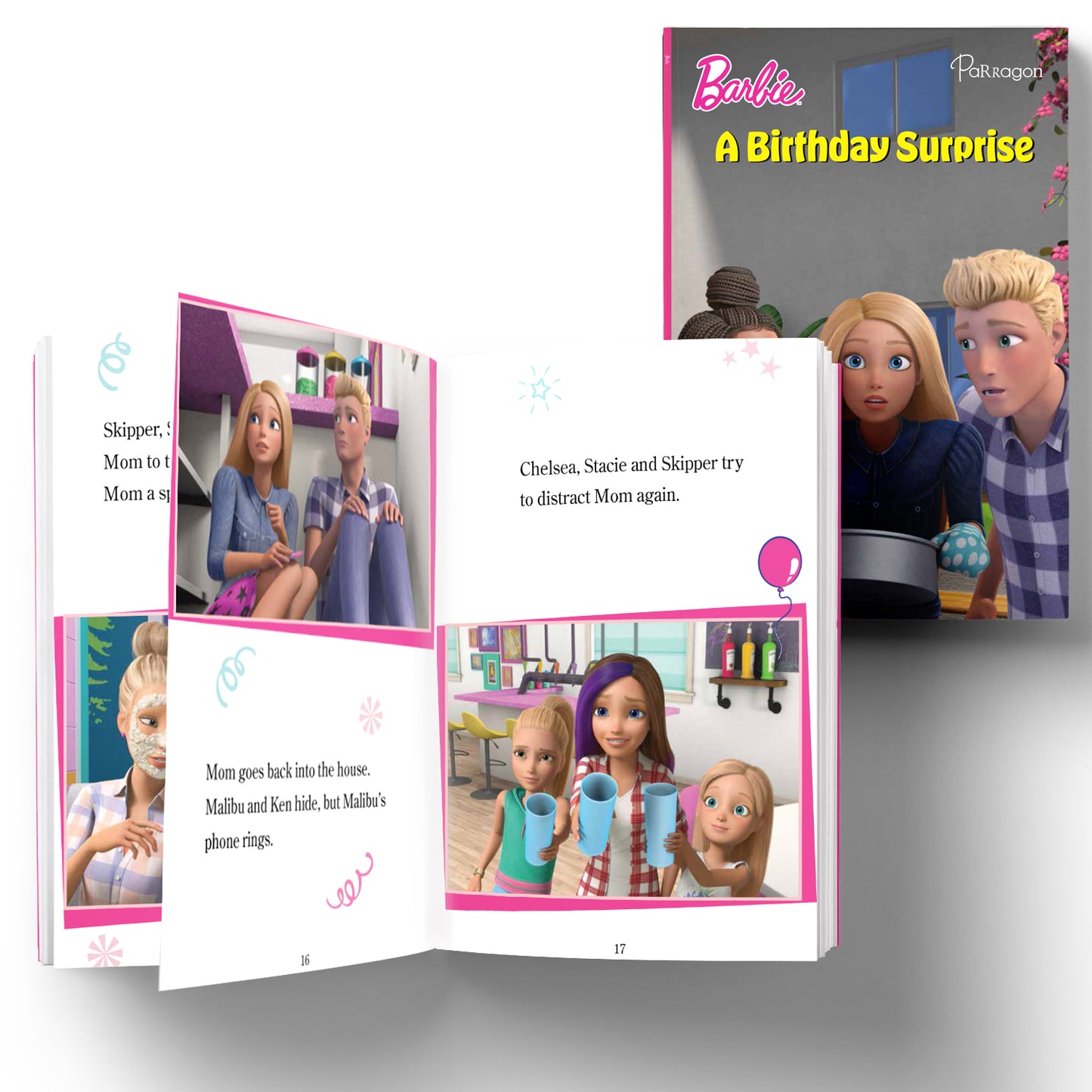 Combo of 3 Barbie Story Books | Barbie Stories Collection | For 4 to 6 Year Old