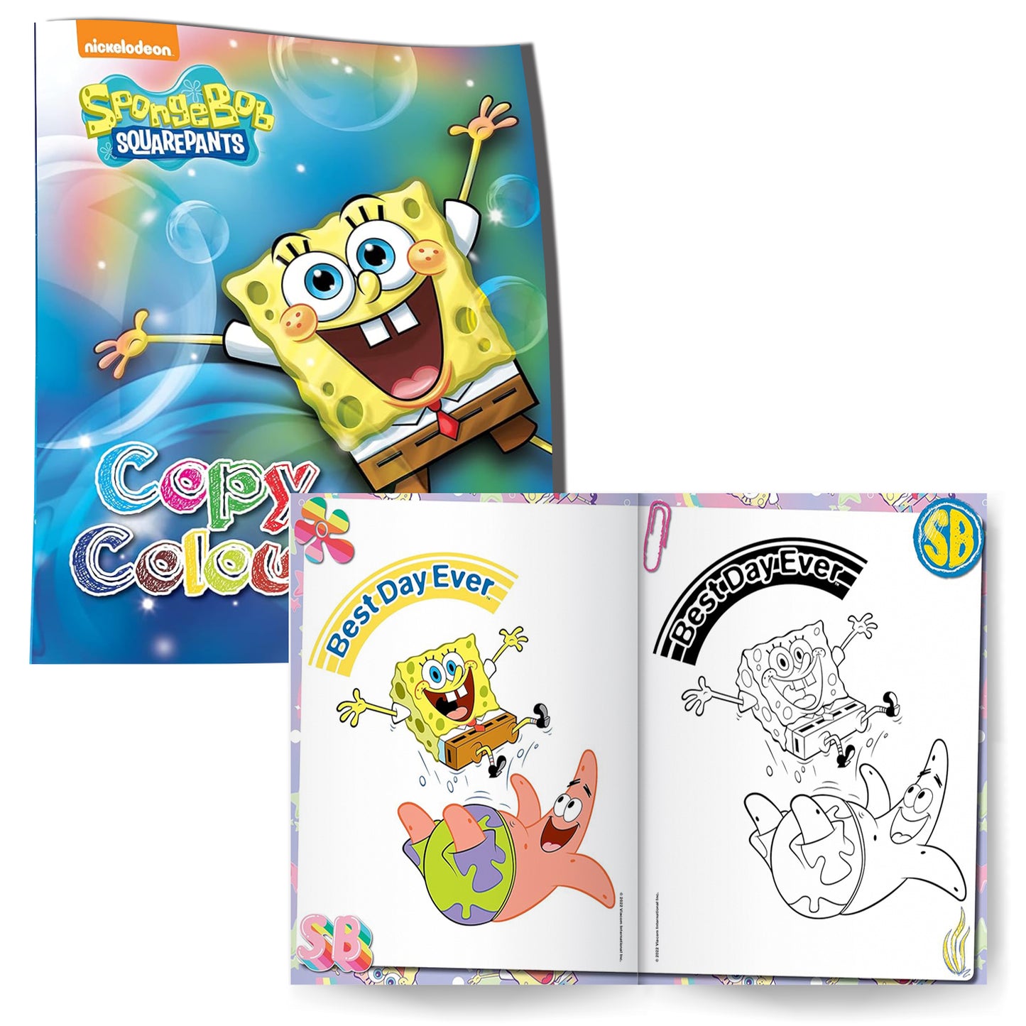 Awesome Set of Copy Colouring Books Spongebob Squarepants, Teenage Mutant Ninja Turtles PAW Patrol: Puptacular For to Year Old
