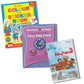 Parragon Pack of 3 Books for Your Little Ones | Story, Words & Learning and Colour & Sticker | For 5 to 7 Year Old