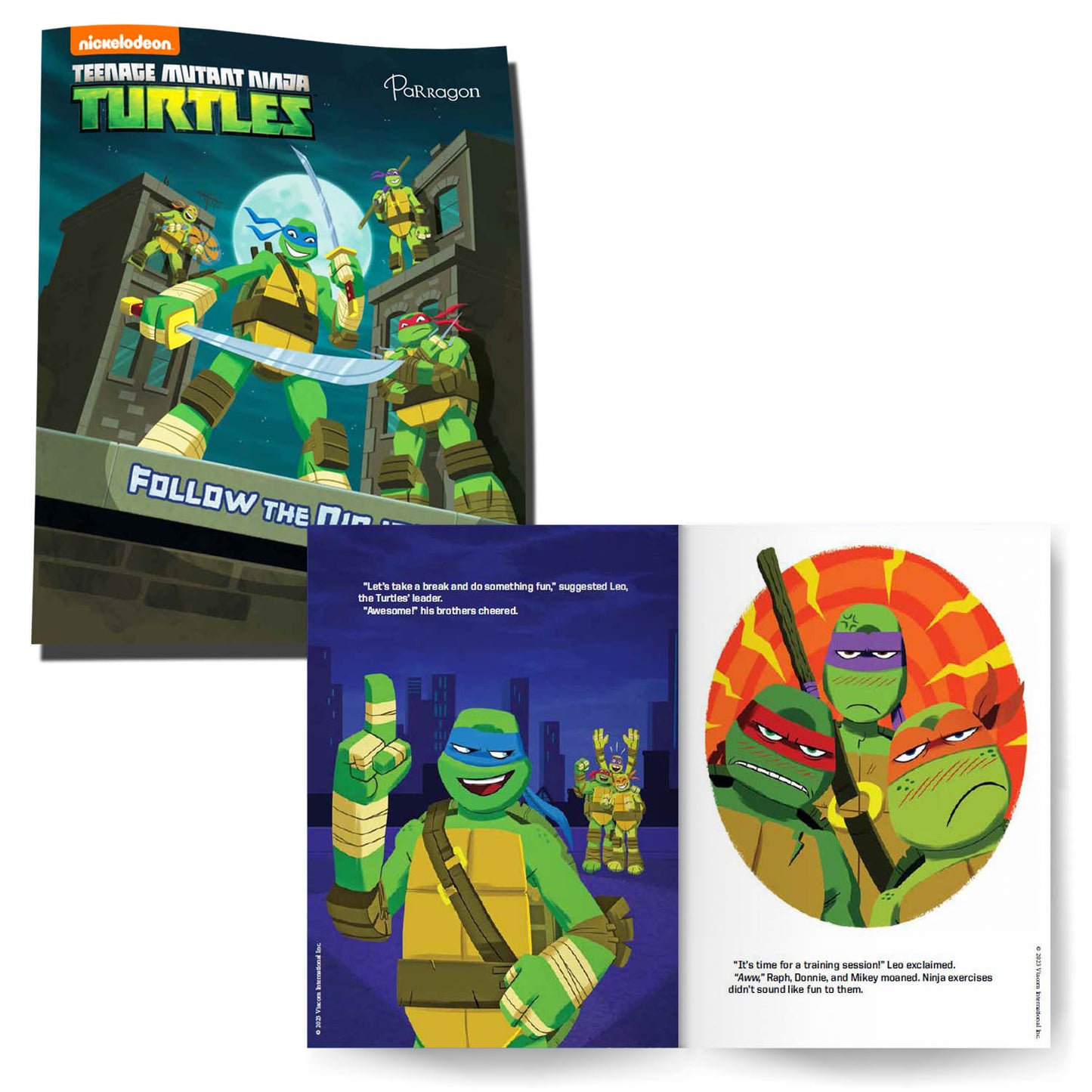 Teenage Mutant Ninja Turtles Pack of 3 Books | Story & Copy Colouring Books | For 4 to 6 Year Old