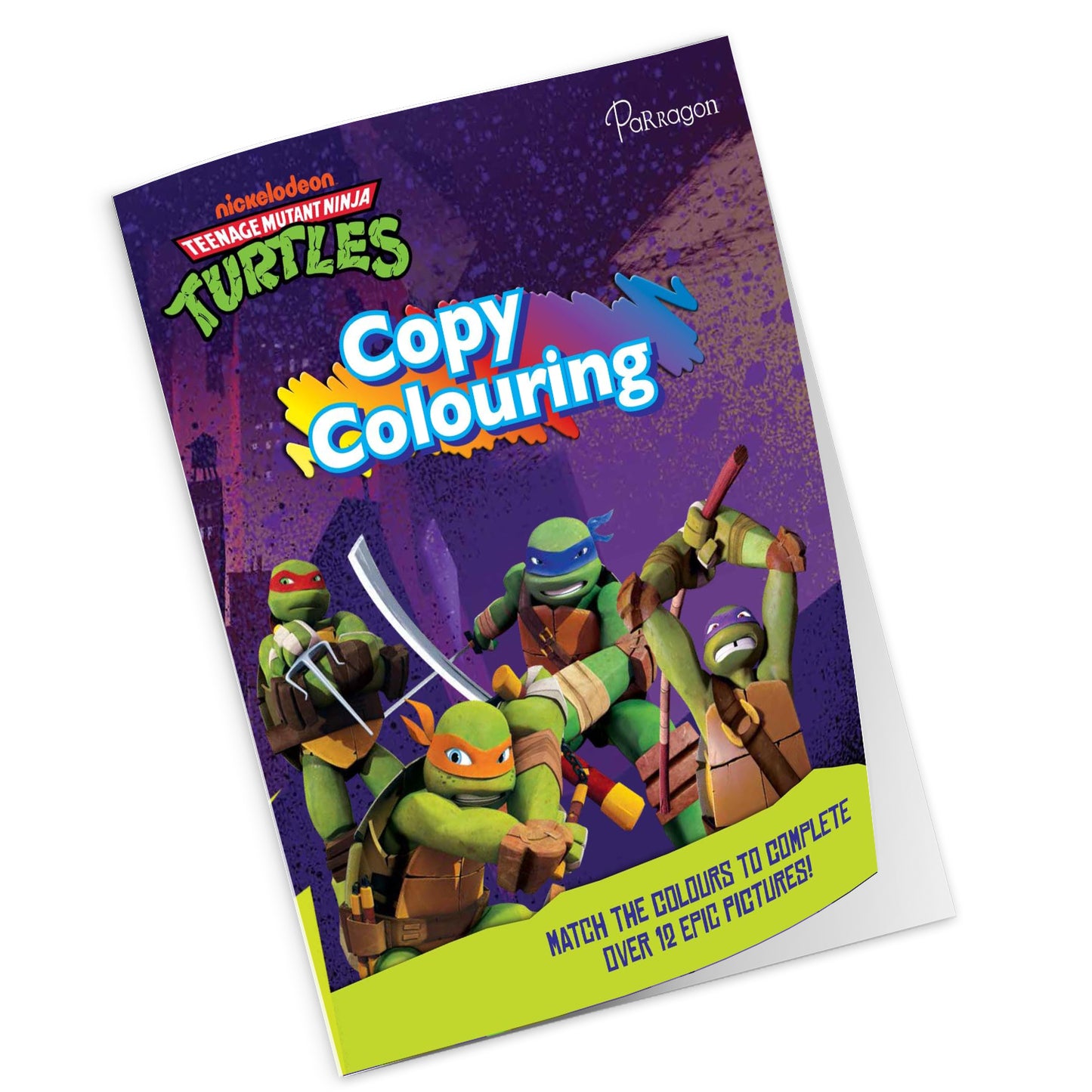 Teenage Mutant Ninja Turtles Pack of 3 Books | Story & Copy Colouring Books | For 4 to 6 Year Old